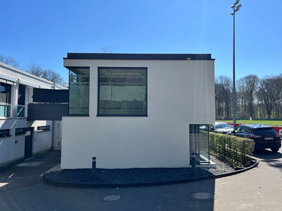 Büro von Christian Keller am Geißbockheim.