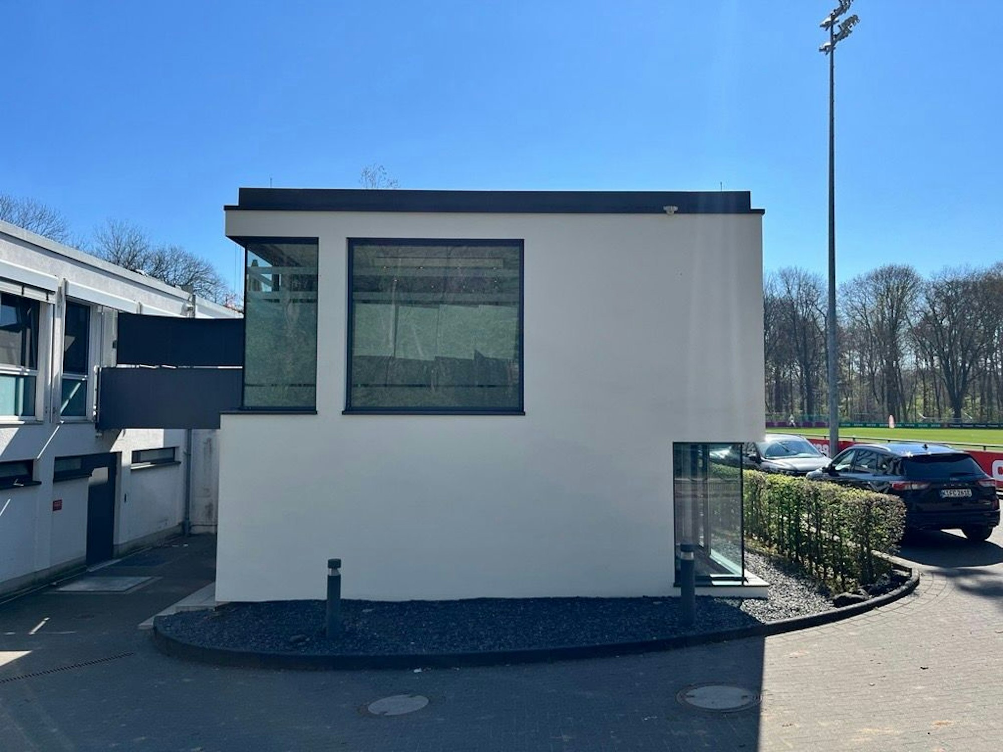 Büro von Christian Keller am Geißbockheim.