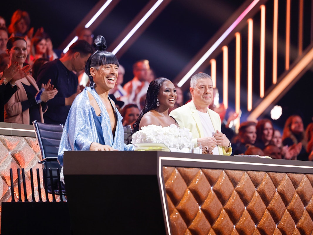 Die Let's Dance-Jury am Pult.