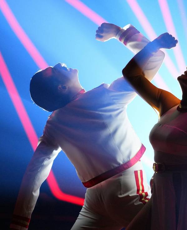 Christine Neubauer und Valentin Lusin tanzten Paso Doble zu Bohemian Rapsody von Queen.