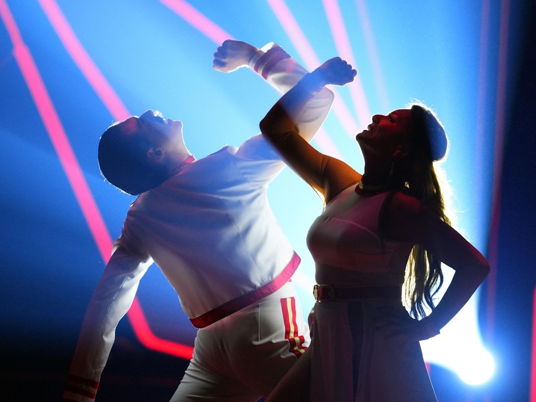 Christine Neubauer und Valentin Lusin tanzen Paso Doble