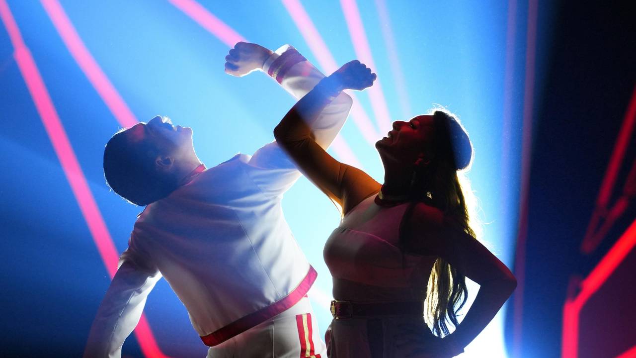 Christine Neubauer und Valentin Lusin tanzten Paso Doble zu Bohemian Rapsody von Queen.