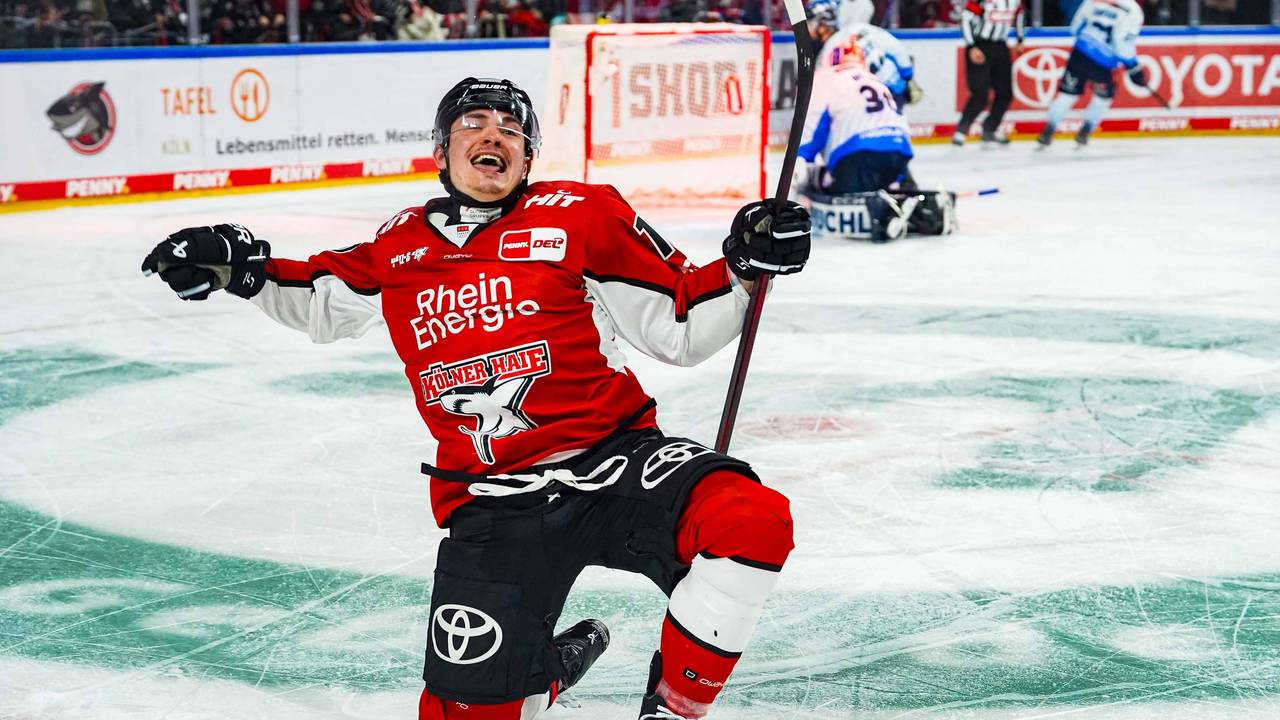 Justin Schütz jubelt.