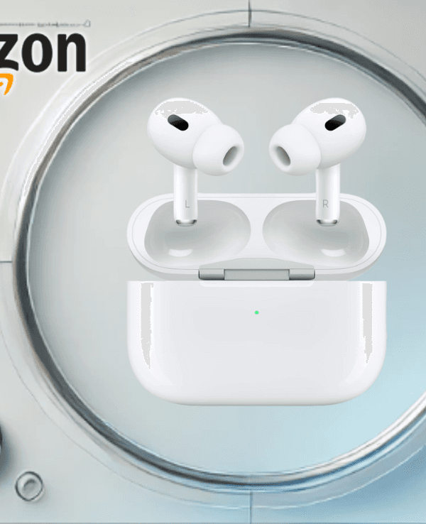 Auf dem Bild sind Apple AirPods Pro 2 Kabellose In‑Ear Kopfhörer, Bluetooth Kopfhörer zu sehen