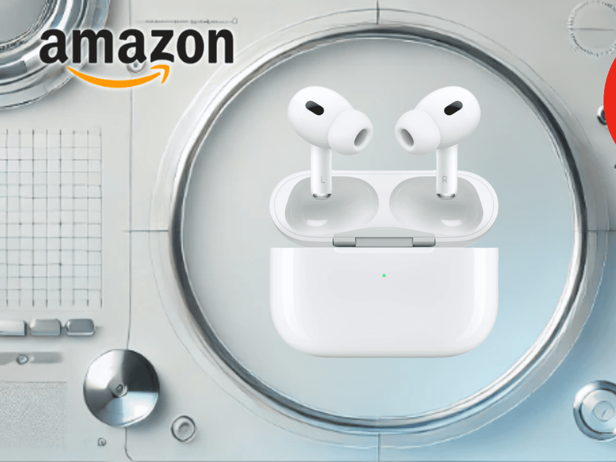Auf dem Bild sind Apple AirPods Pro 2 Kabellose In‑Ear Kopfhörer, Bluetooth Kopfhörer zu sehen