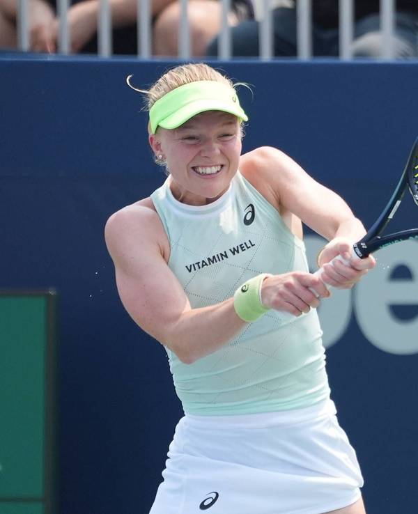 Harriet Dart während eines Spiels in Toronto.