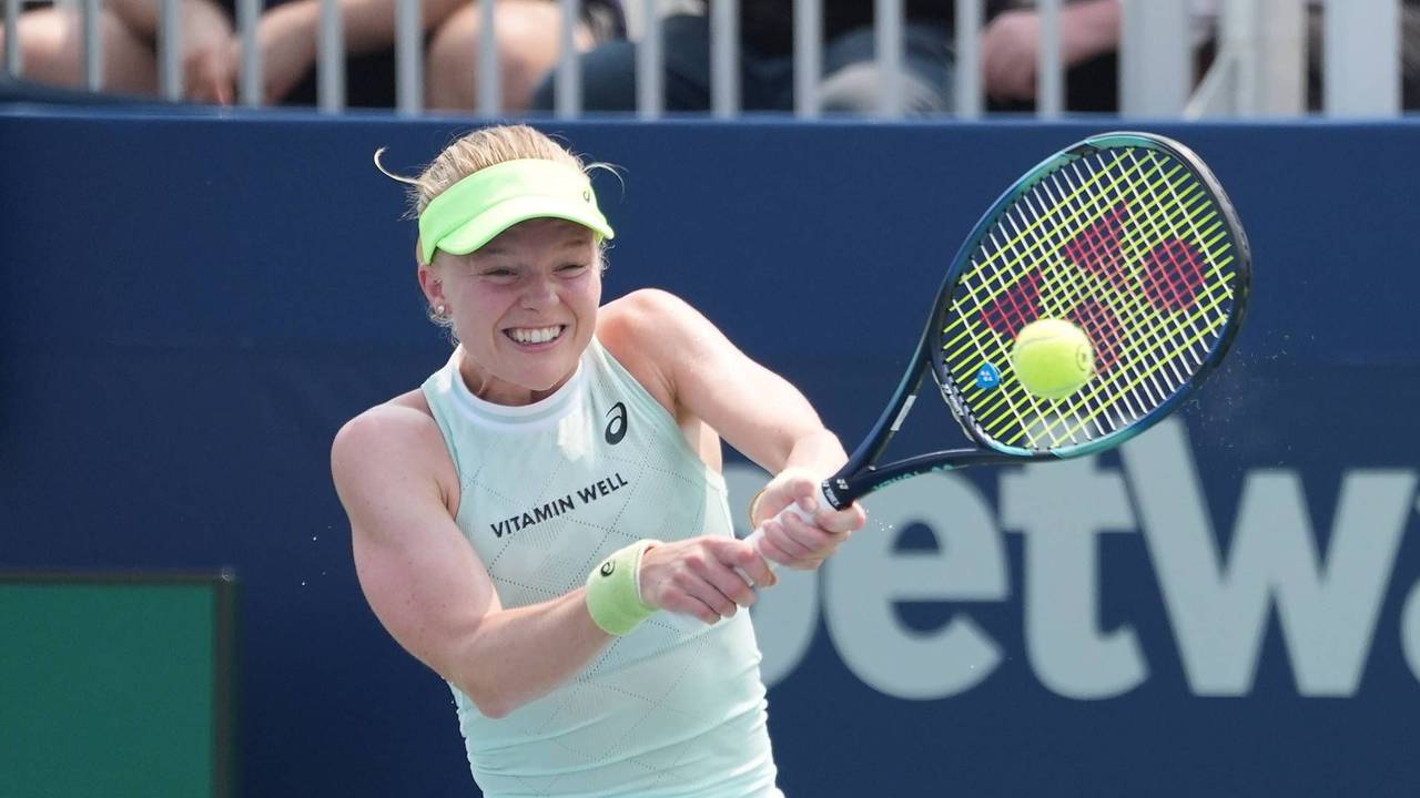 Harriet Dart während eines Spiels in Toronto.