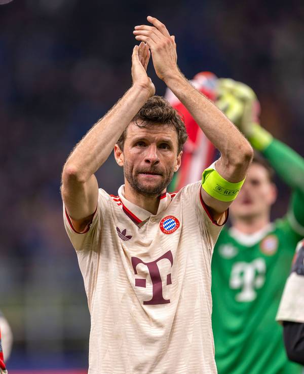 Bayern-Legende Thomas Müller bedankte sich nach dem bitteren Aus in der Champions League am Mittwoch (16. April 2025) bei den Fans.