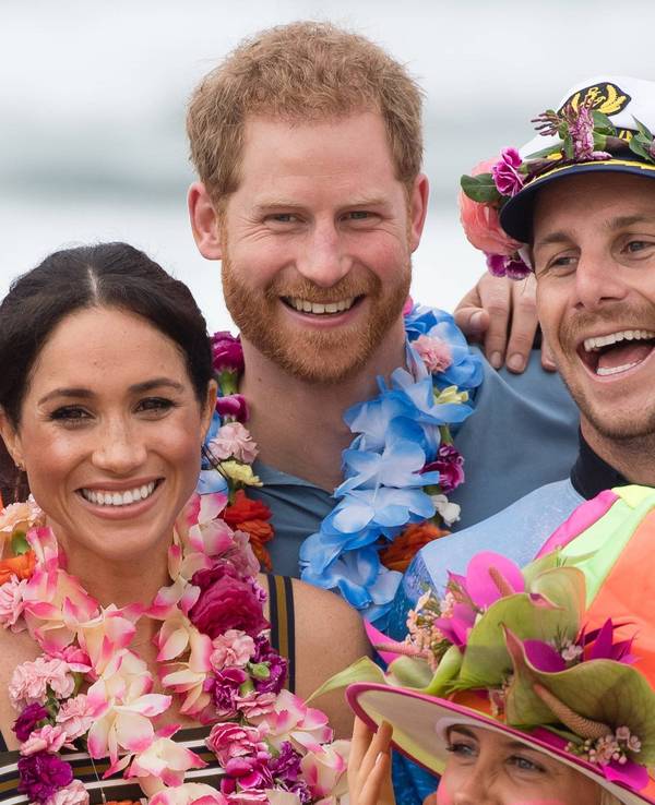 Prinz Harry und seine Frau Meghan Markle bei einem Besuch in Australien.