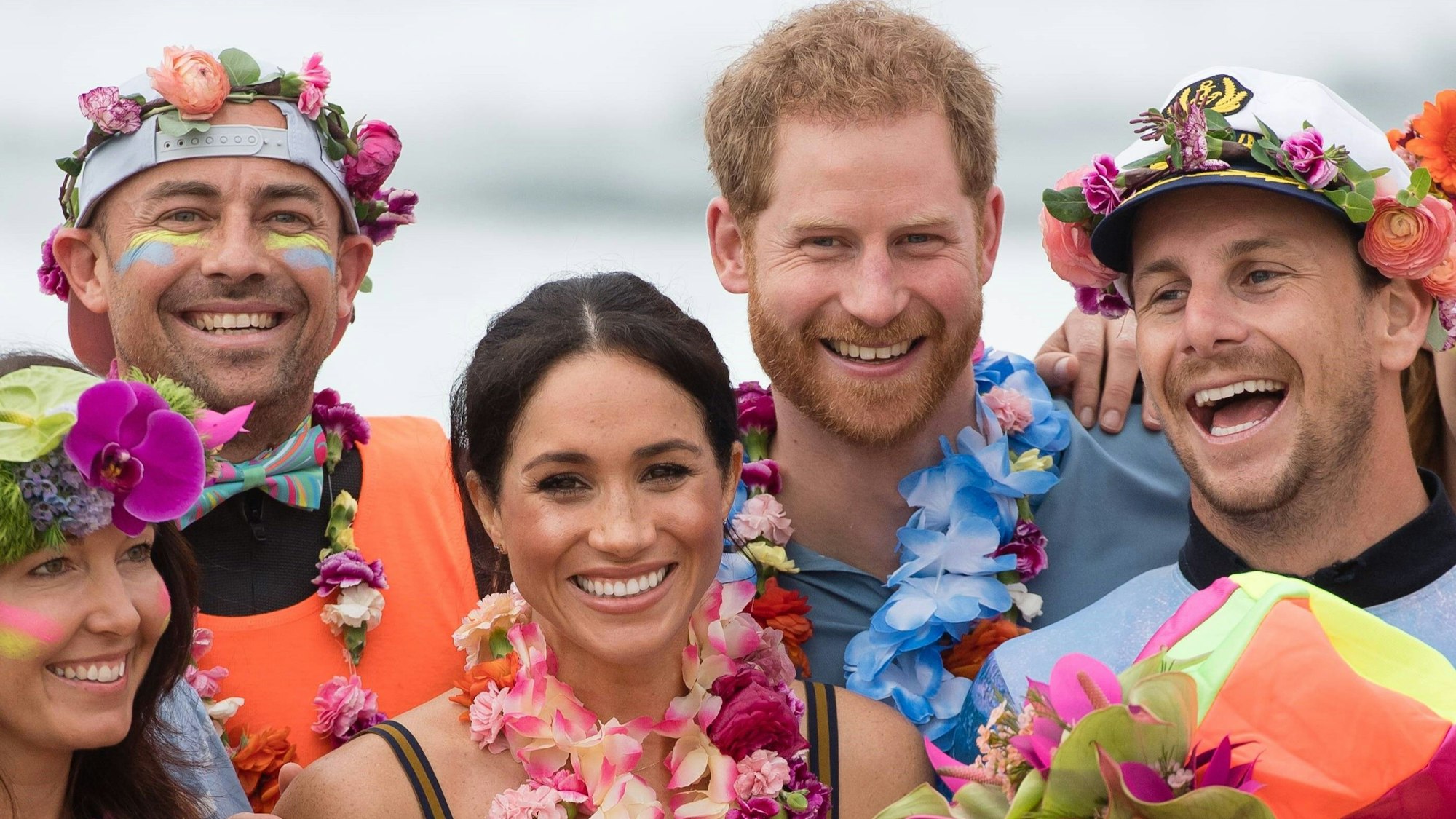 Prinz Harry und seine Frau Meghan Markle bei einem Besuch in Australien.