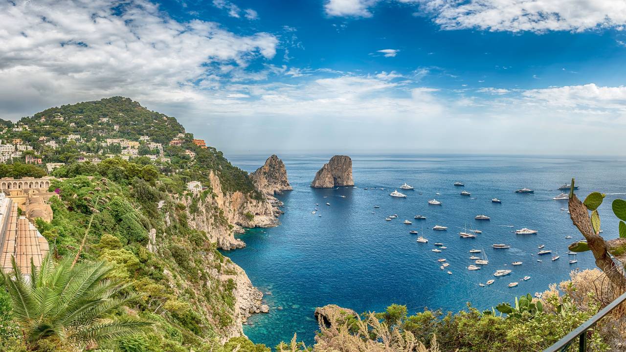 Marina Piccola und Faraglioni auf Capri