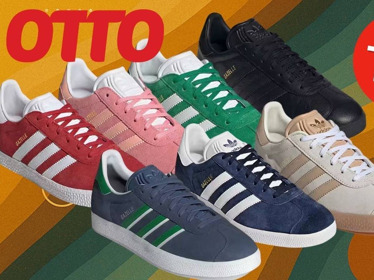 adidas GAZELLE in verschiedenen sommerlichen Farben auf buntem Hintergrund