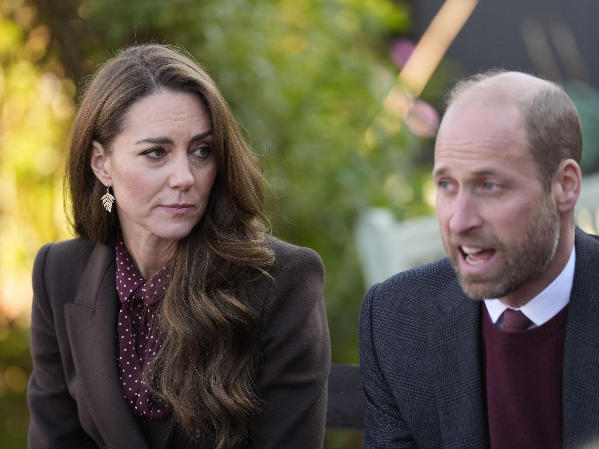 Prinzessin Kate und Prinz William, hier auf einem Foto vom Oktober 2024, werden am traditionellen Oster-Gottesdienst auf Schloss Windsor nicht teilnehmen.