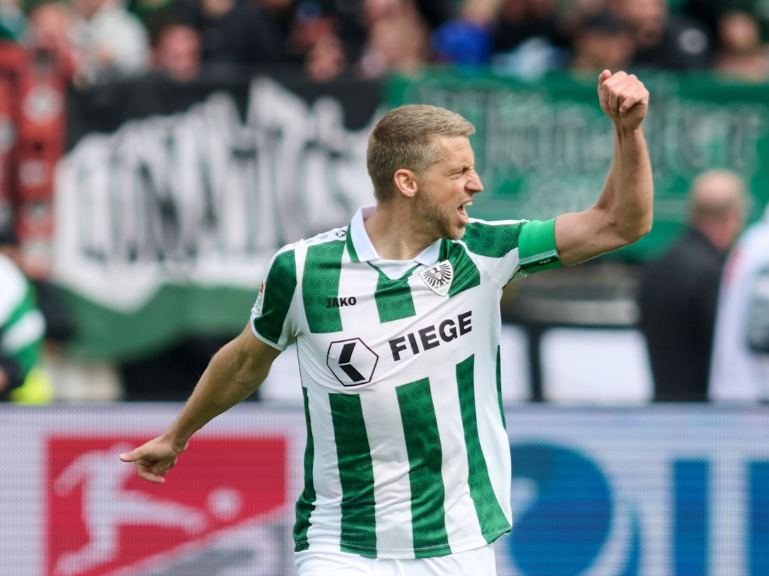 Marc Lorenz ballt die Faust.