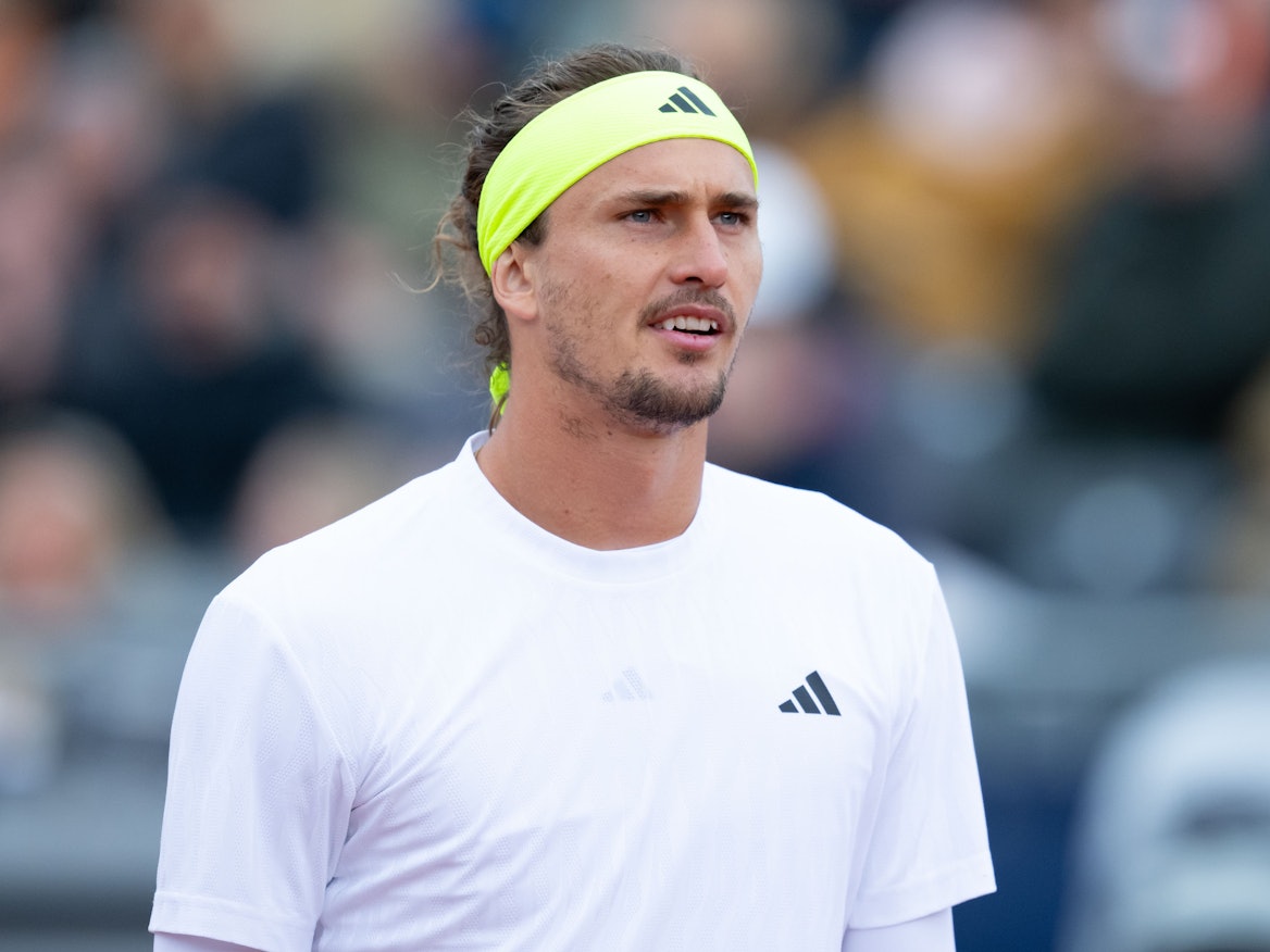 Alexander Zverev in Aktion.