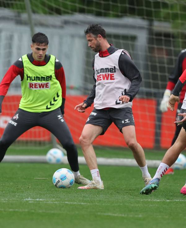 1. FC Köln, Training mit Mark Uth.