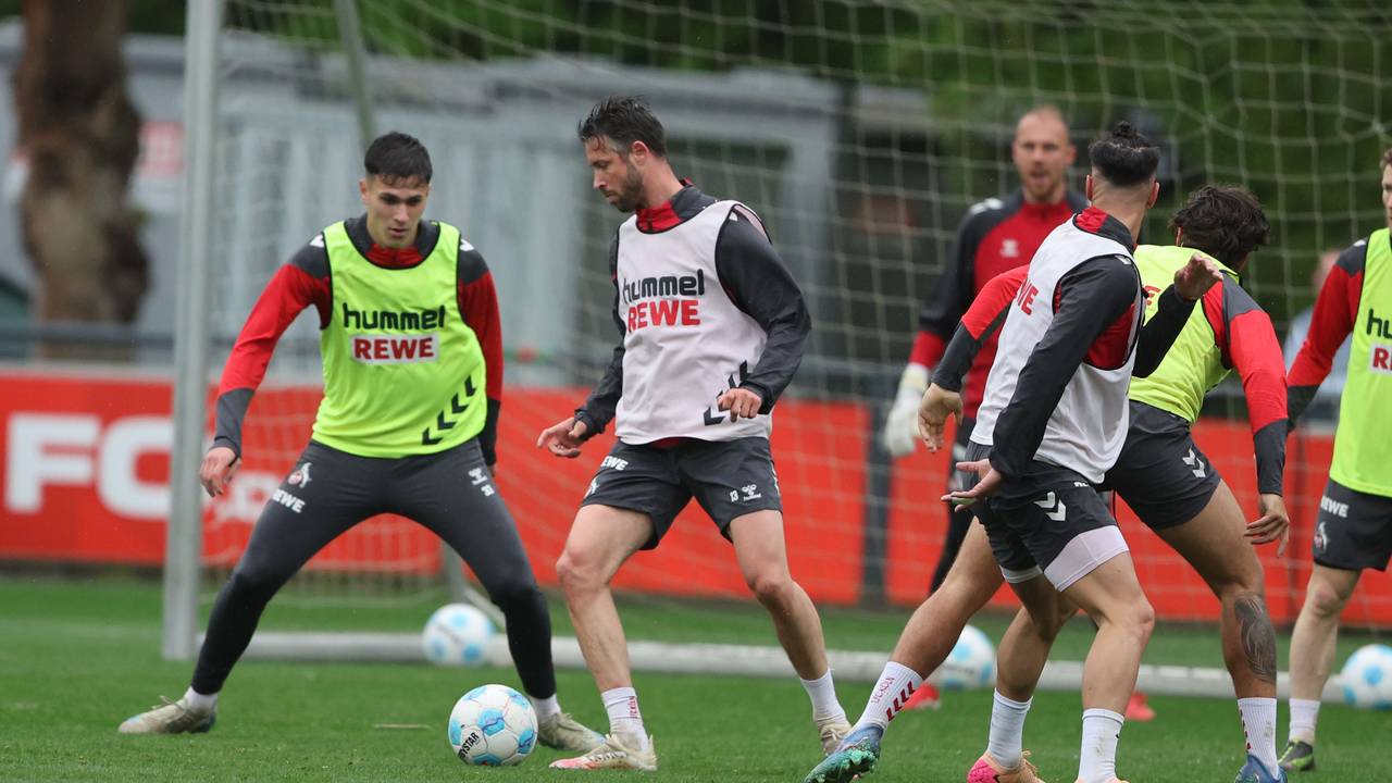 1. FC Köln, Training mit Mark Uth.