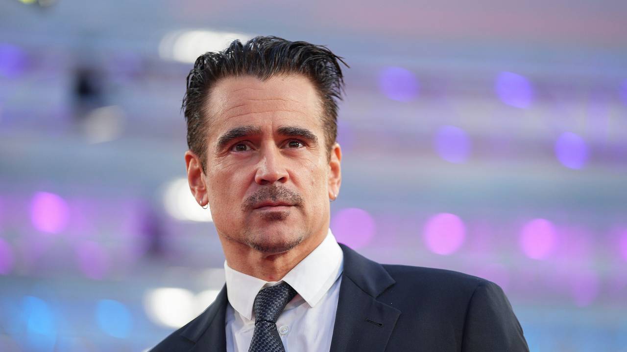 Colin Farrell bei der Premiere des Films „The Banshees of Inisherin“ während des London Film Festivals 2022, gibt seinen Sohn James in Langzeitpflege.