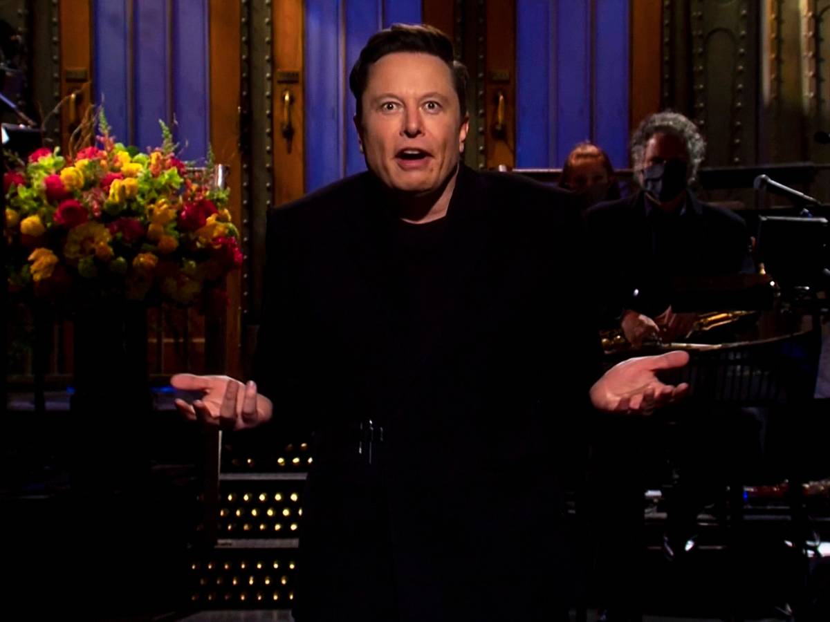 Elon Musk bei einem Auftritt bei Saturday Night Live.