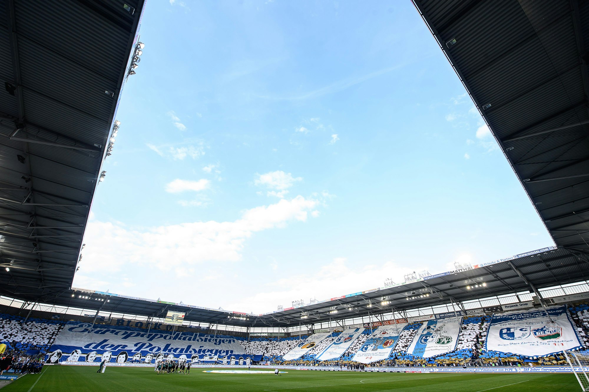 Blick ins Magdeburger Stadion