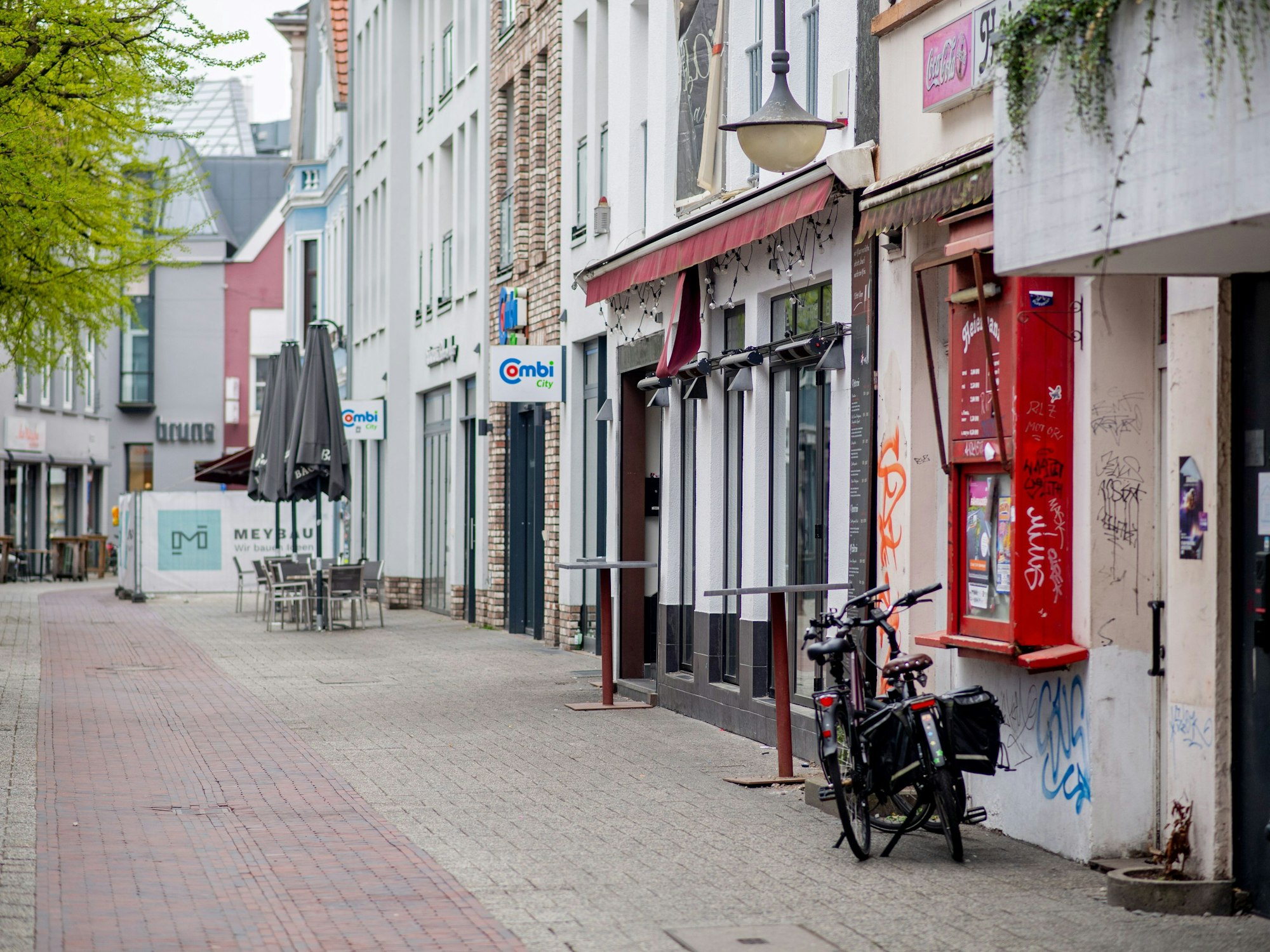 Die Mottenstraße in der Oldenburger Innenstadt.
