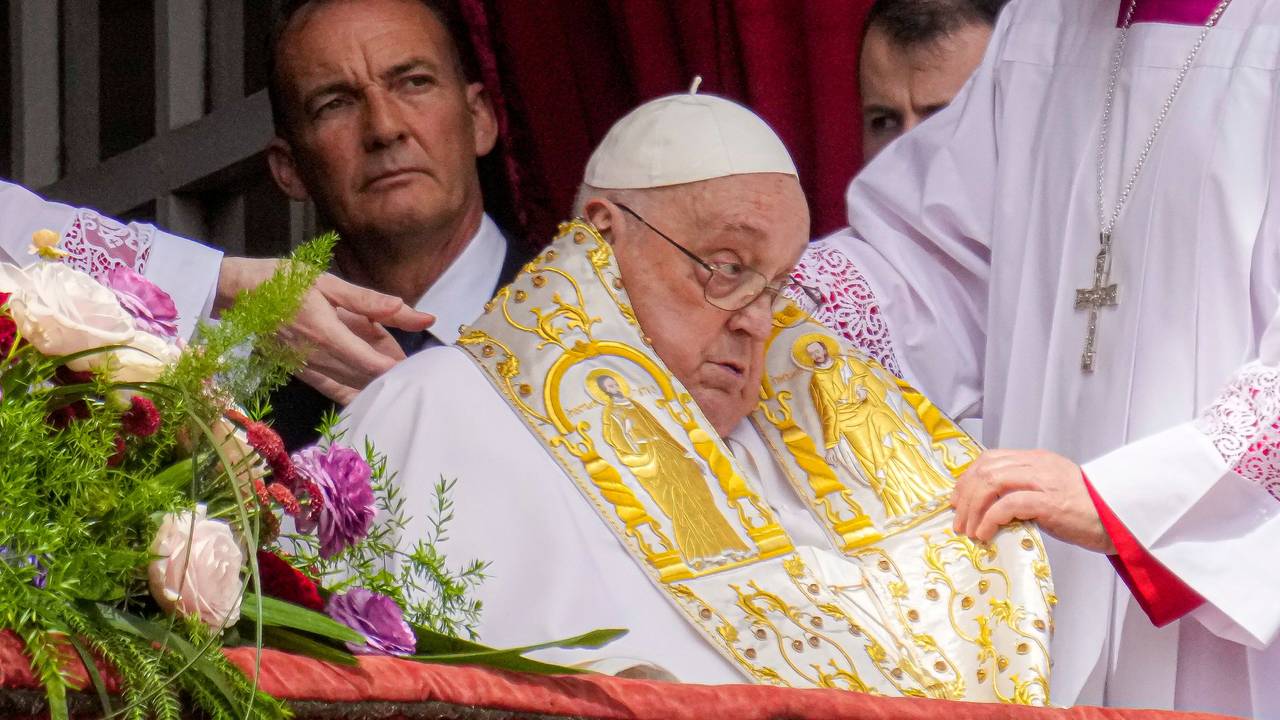 Papst Franziskus bei seinem letzten öffentlichen Auftritt am 20. April 2025 im Vatikan.