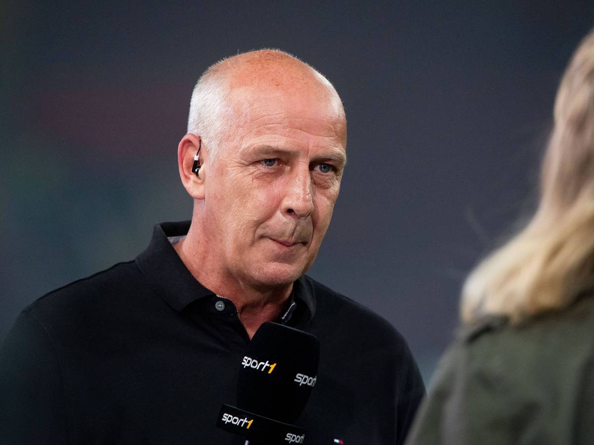 Mario Basler bei einem TV-Auftritt in der 2. Bundesliga bei Sport1.