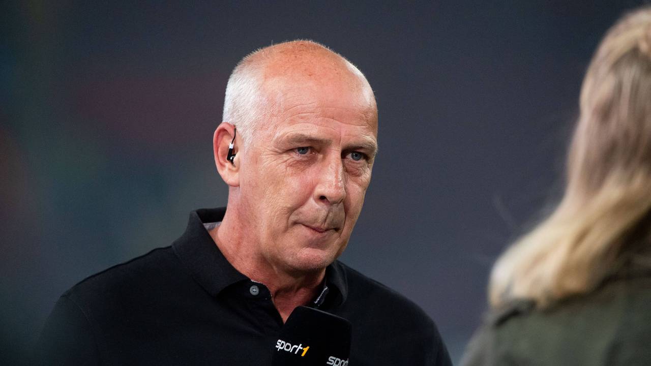 Mario Basler bei einem TV-Auftritt in der 2. Bundesliga bei Sport1.