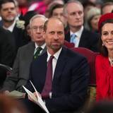 Die britische Prinzessin Kate von Wales und Prinz William nehmen an der jährlichen Feier zum Commonwealth Day in der Westminster Abbey in London teil.