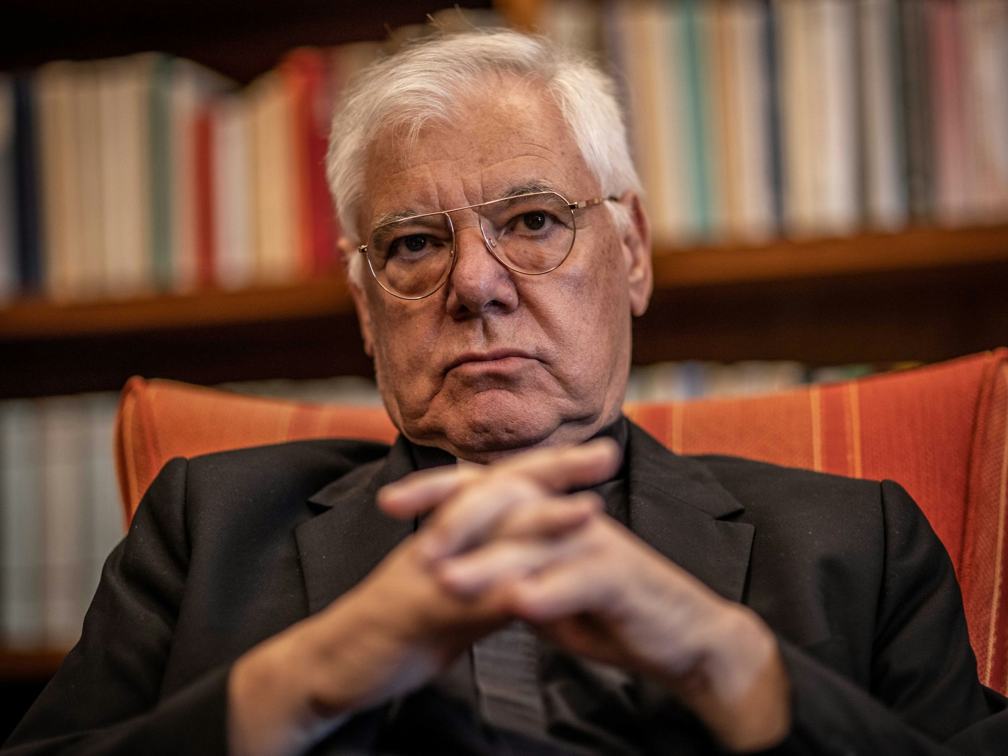Der deutsche Kardinal Müller, Erzbischof und Kardinal der römisch-katholischen Kirche, im Jahr 2022.