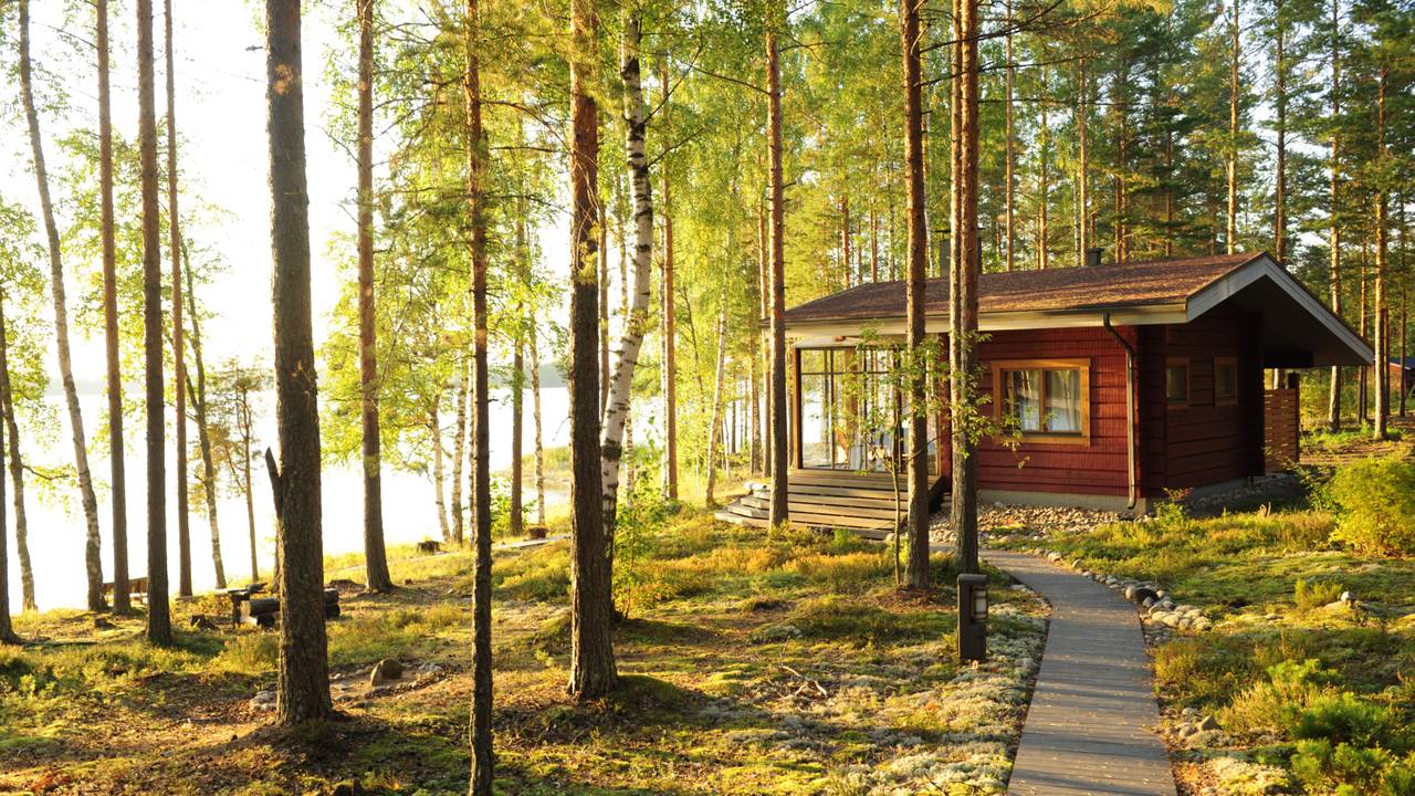 In Ihrer urgemütlichen Blockhütte direkt am Saimaa-See lassen Sie die Hektik des Alltags hinter sich.