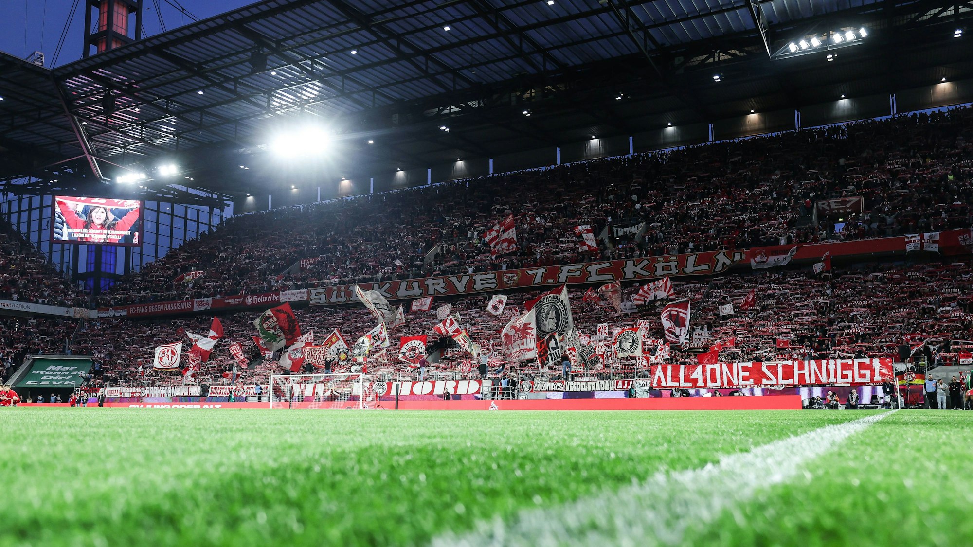 Die Südtribüne des 1. FC Köln.