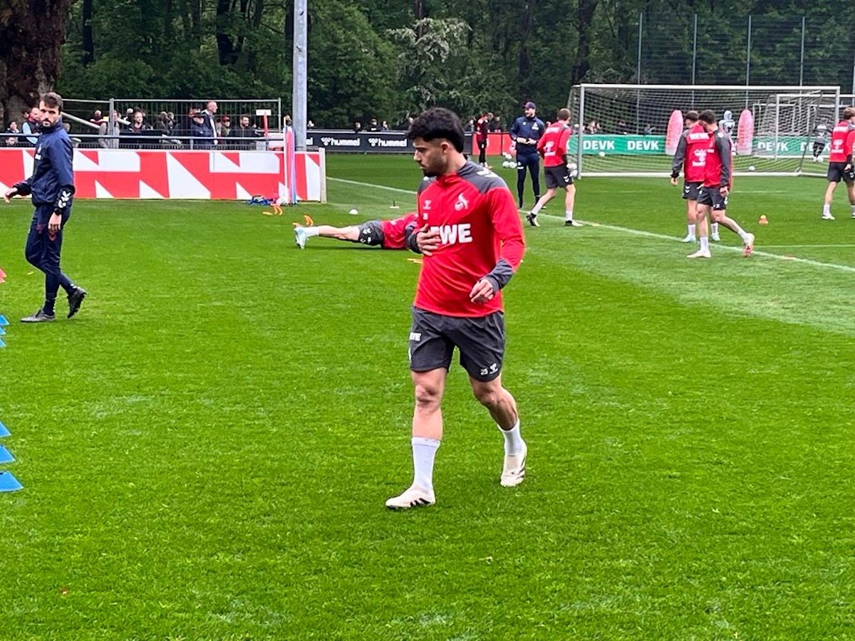 Jusuf Gazibegovic auf dem Trainingsplatz.