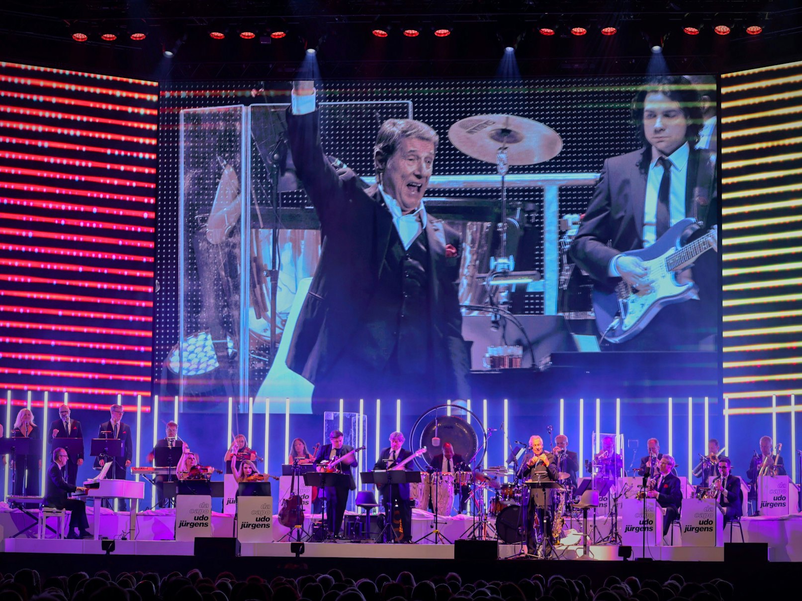 Udo Jürgens bei der Show „Da Capo“ in Köln.