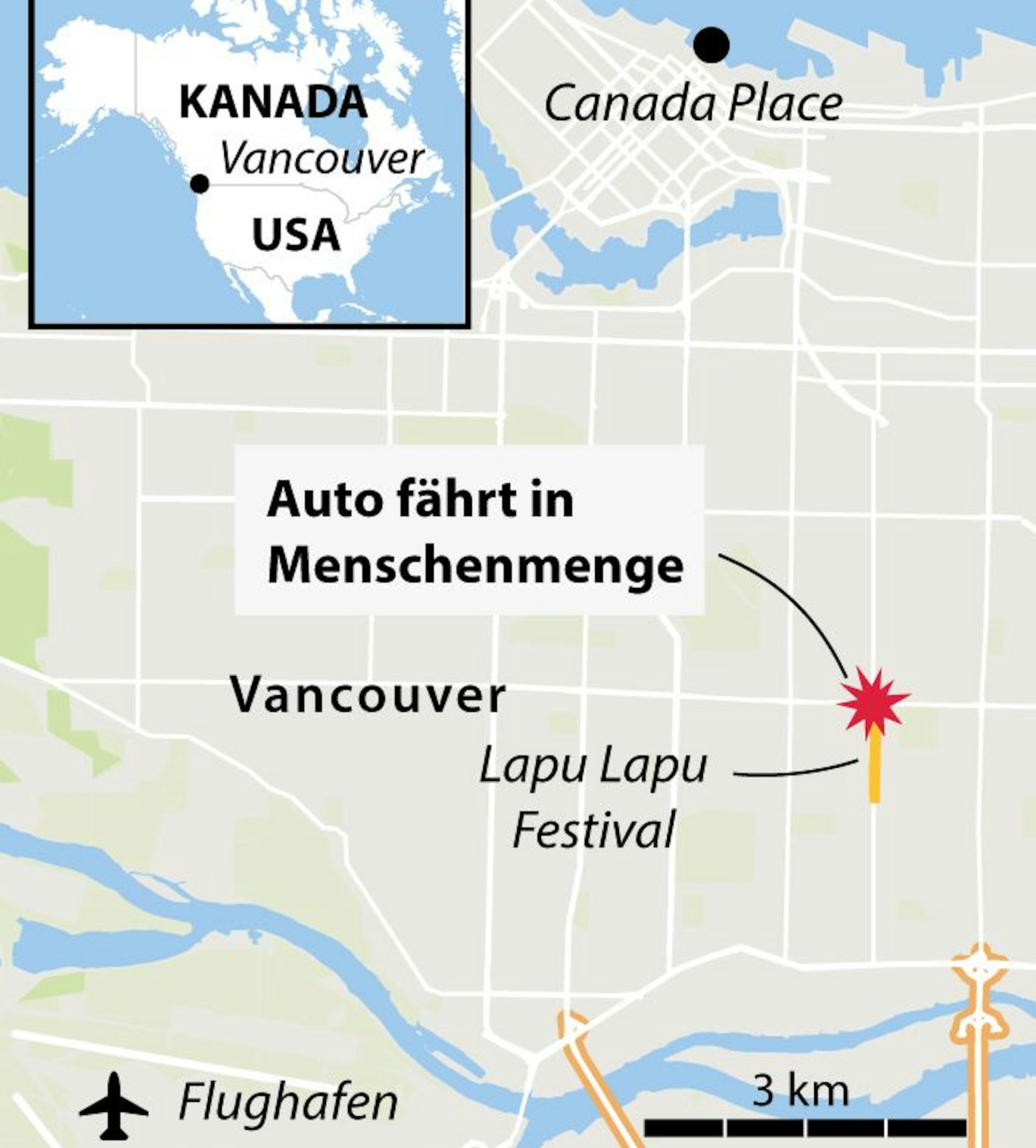Vancouver-Karte mit Info zu Lapu Lapu Festival