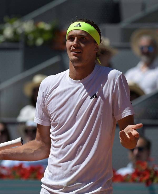 Zverev zeigt Unverständnis.