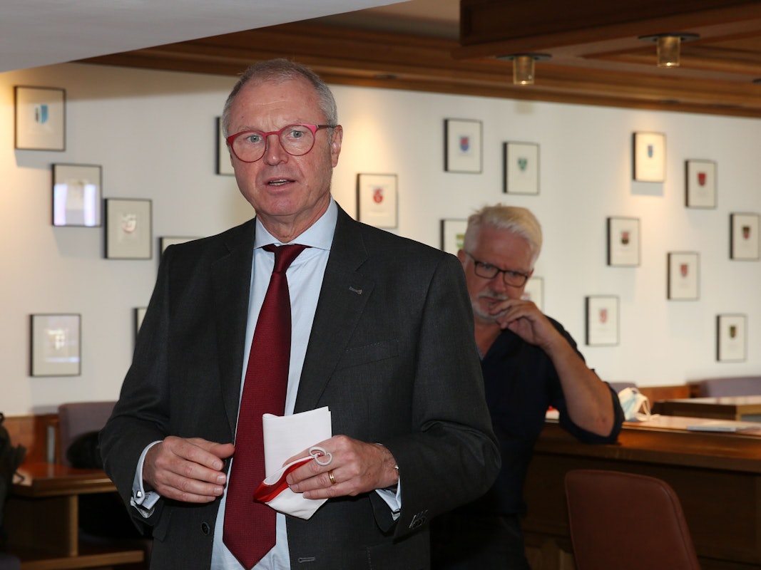 Alexander Wüerst, Kreissparkassen-Boss, in Köln.