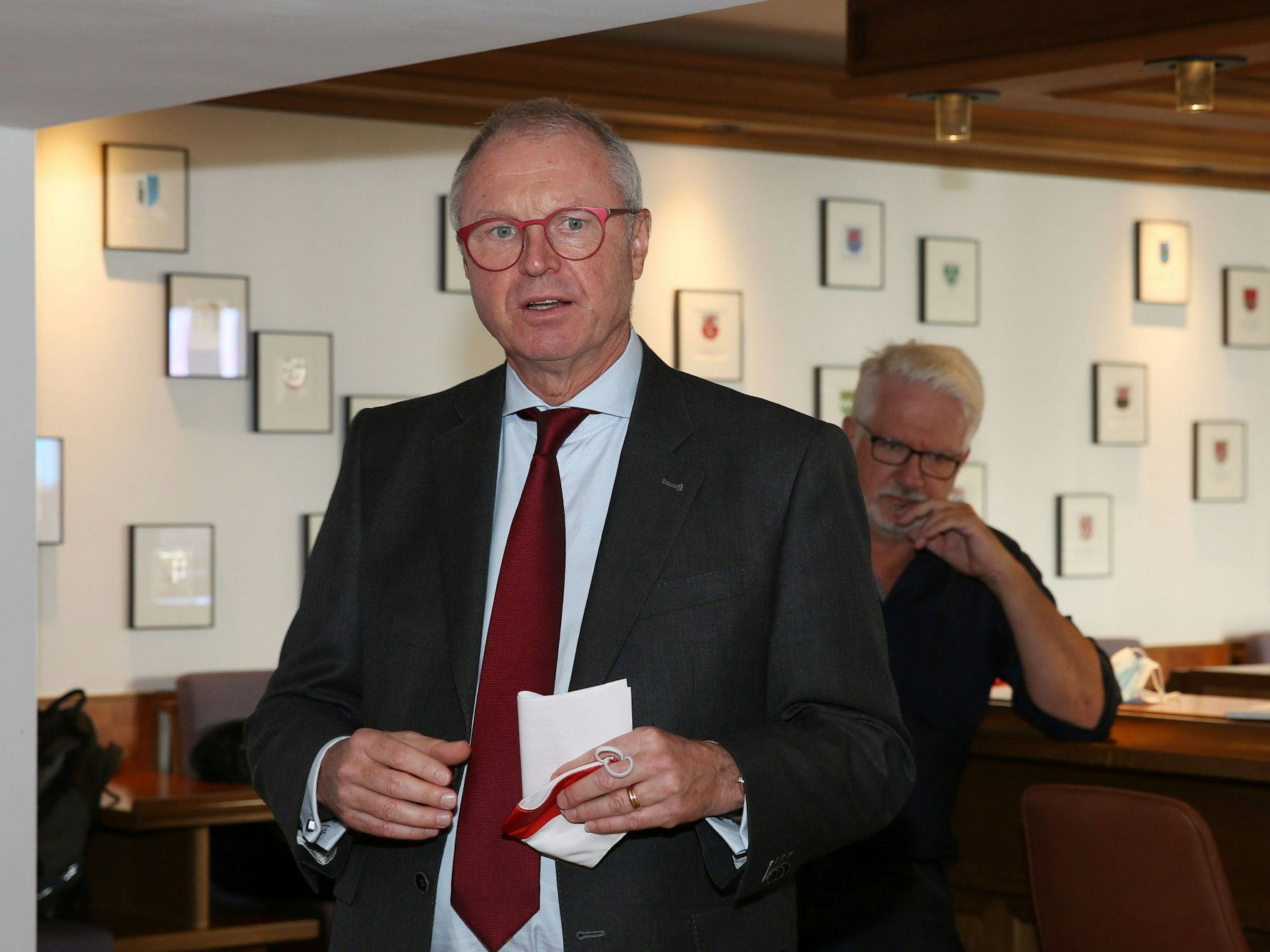 Alexander Wüerst, Kreissparkassen-Boss, in Köln.