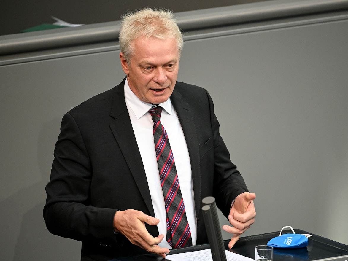 Alois Rainer spricht 2020 im Bundestag.