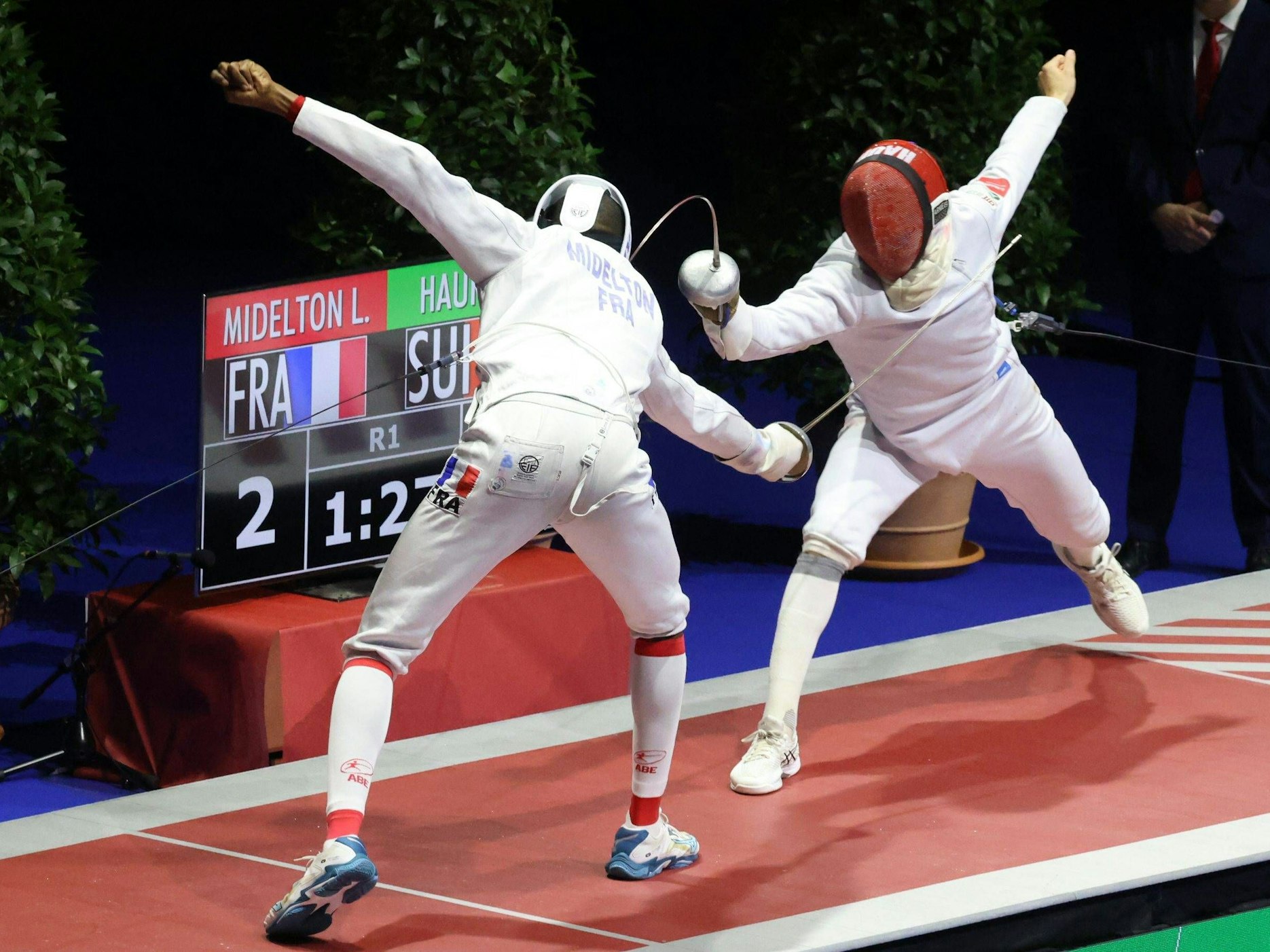 Luidgi Midelton im Duell mit Ian Hauri.