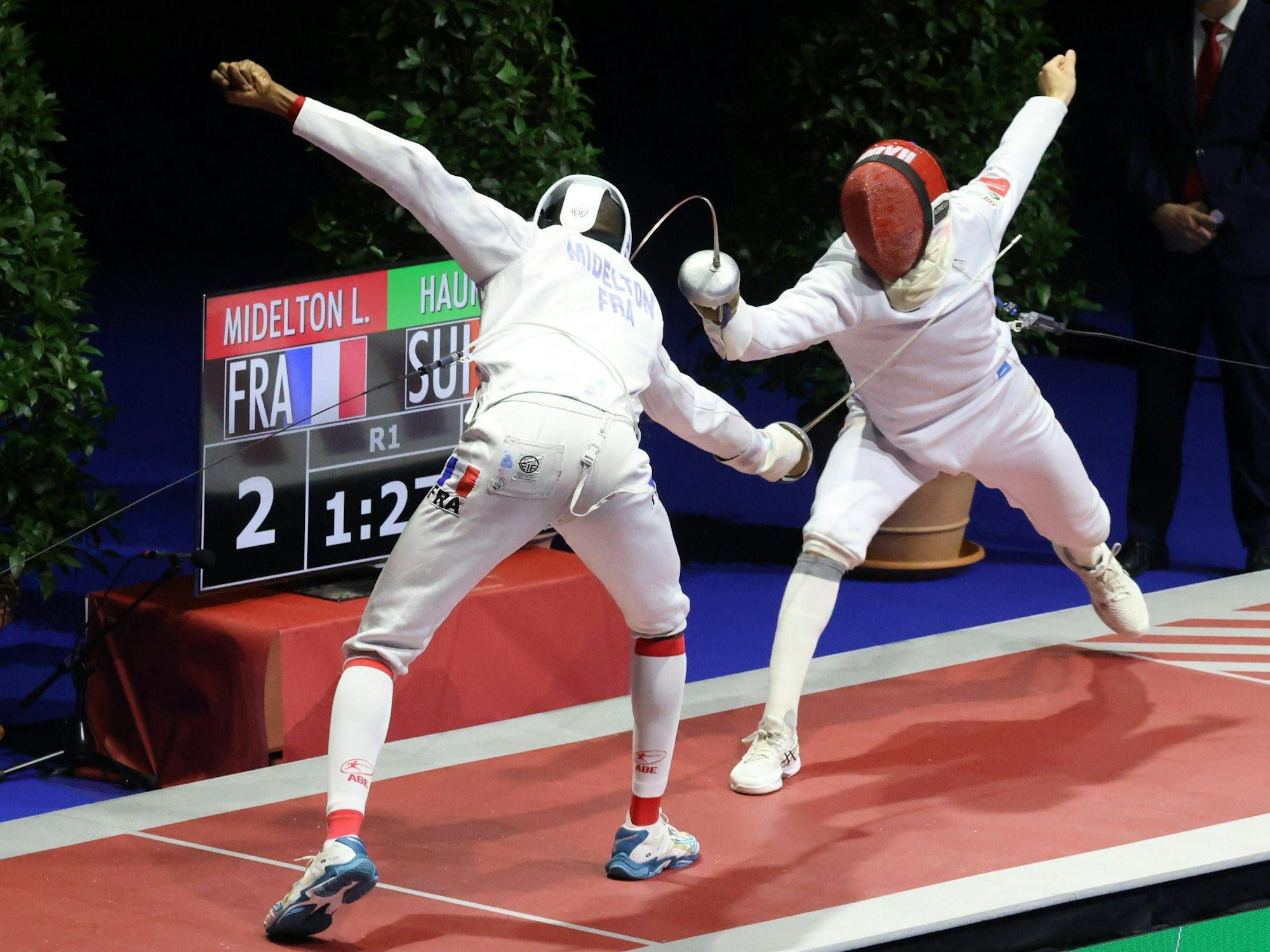 Luidgi Midelton im Duell mit Ian Hauri.