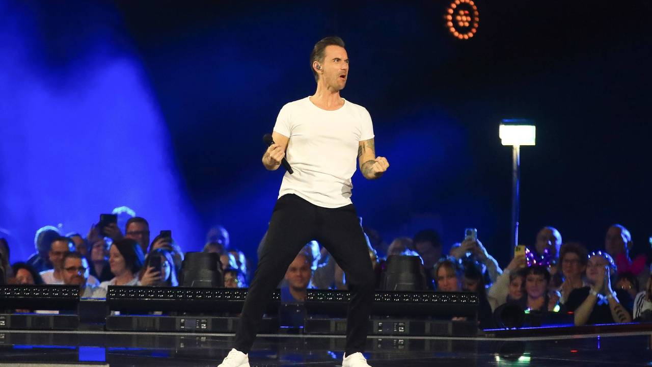 Florian Silbereisen auf der Bühne bei einer Schlager-Show.