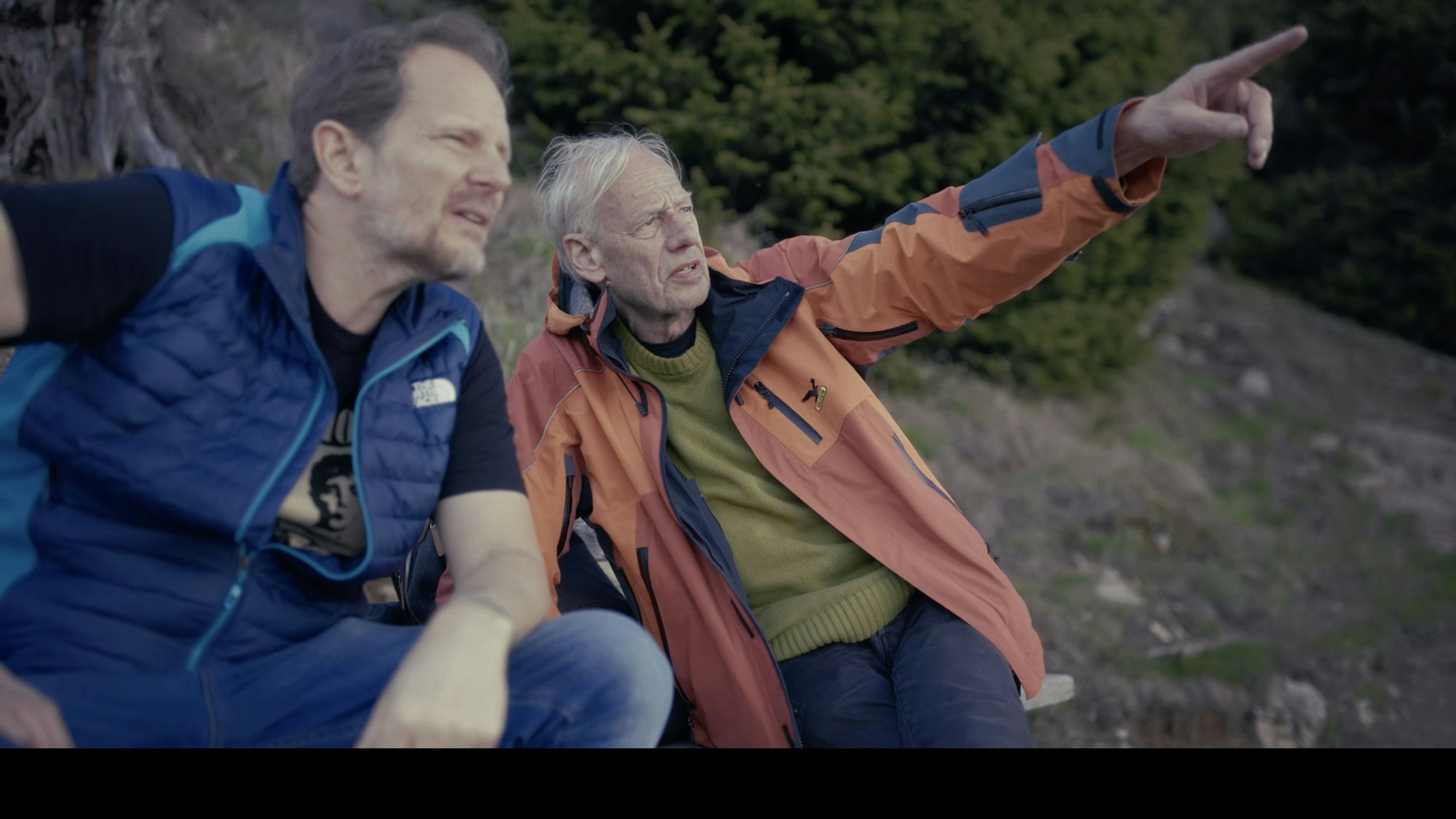 Kaberettist Rainer Pause und Sohn Aljoscha (links) beim Bergwandern in Südtirol.
Fotos zur Verfügung gestellt an Christof Ernst von Aljoscha Pause