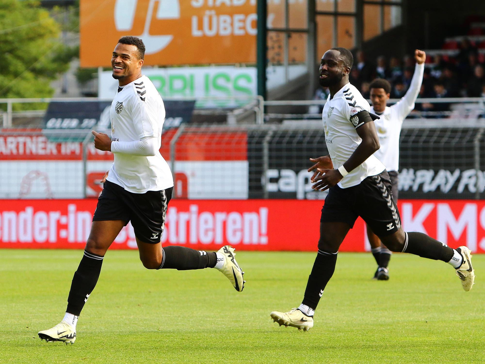 Marvin Ajani beim Torjubel.
