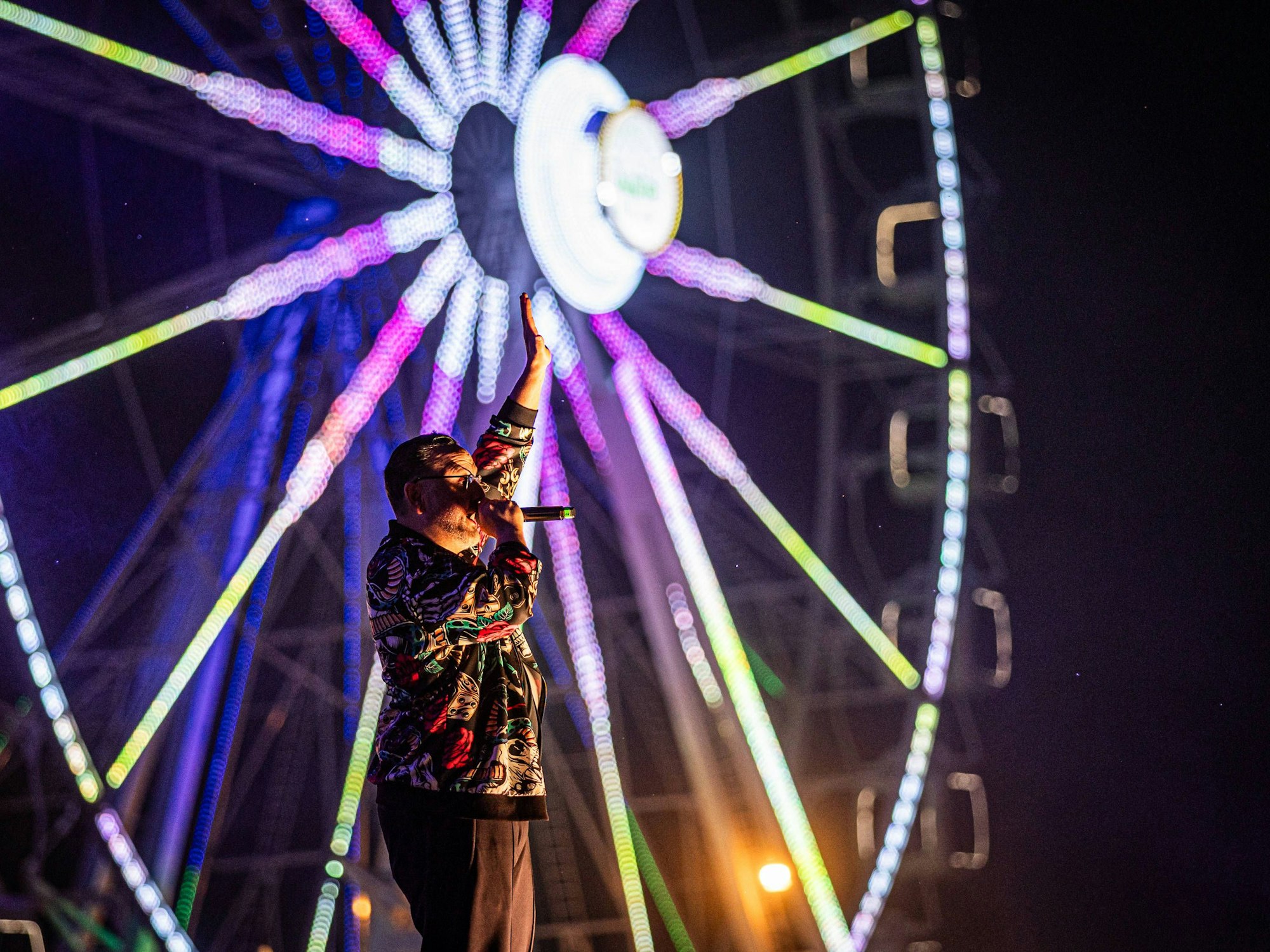 Rhein in Flammen in Bonn.