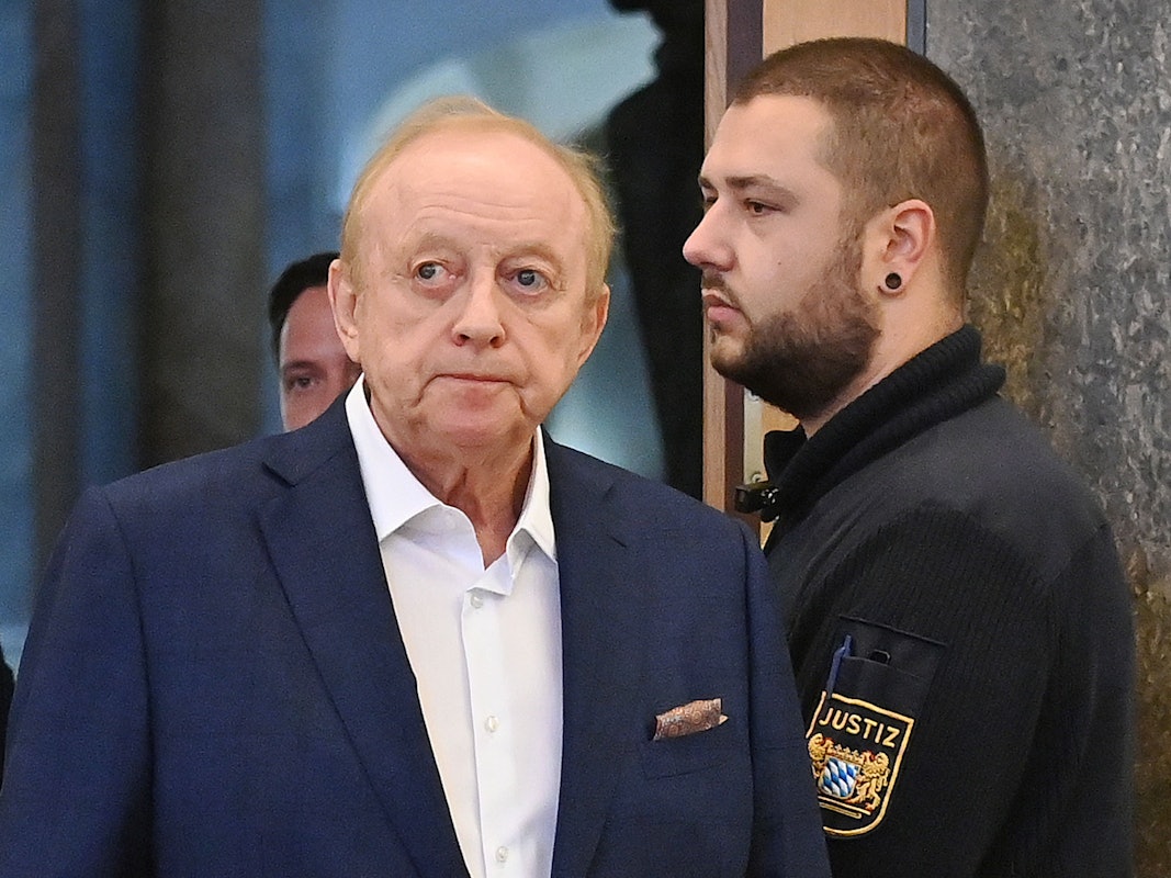 Alfons Schuhbeck bei seinem Prozess.
