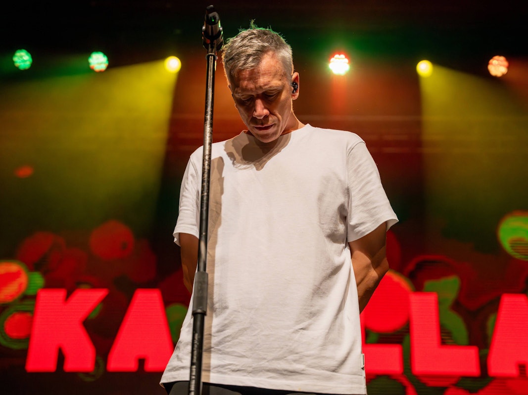 Kasalla beim Auftritt auf der Bühne.