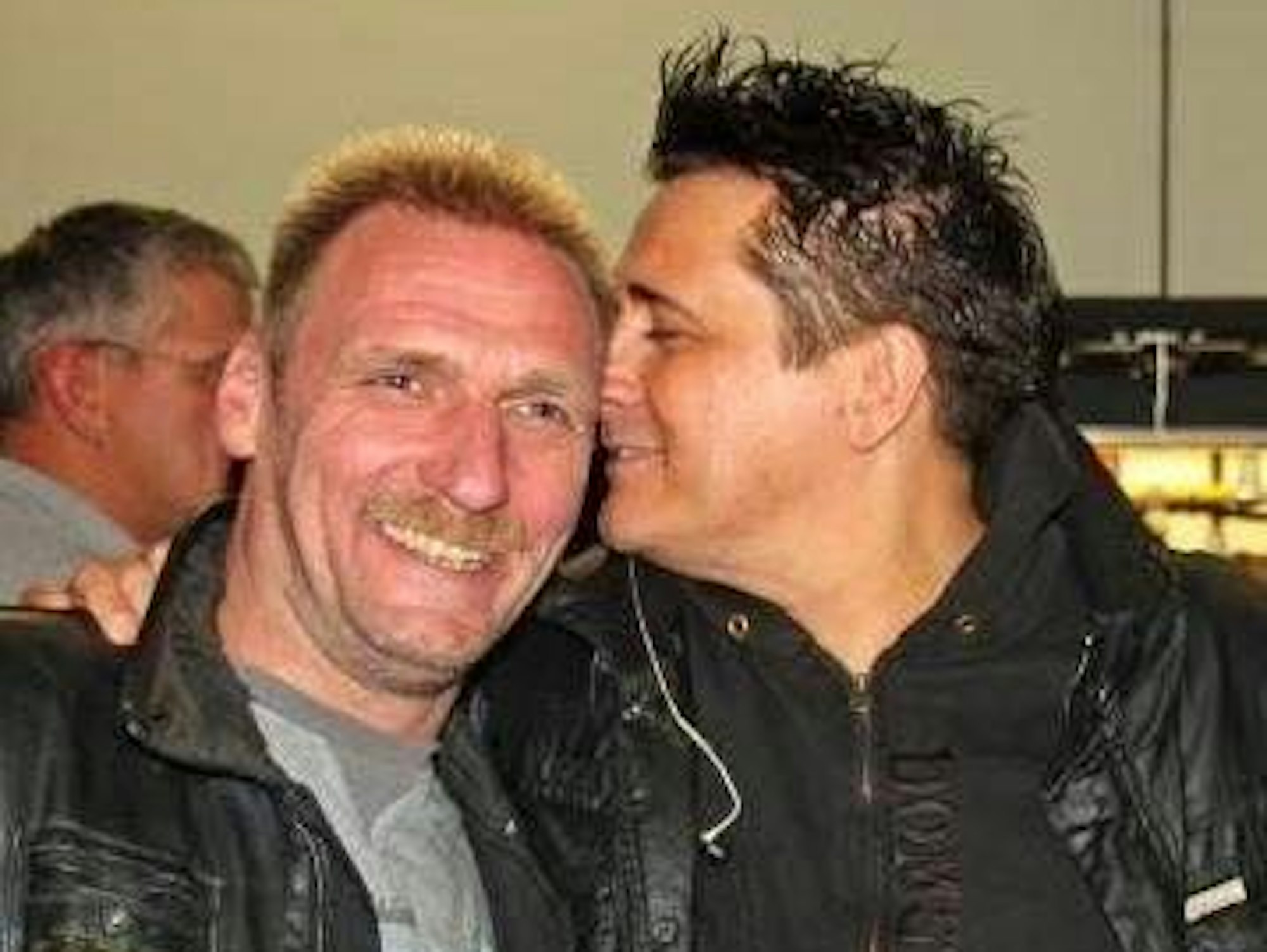 Micky Nauber mit Techniker Tom.