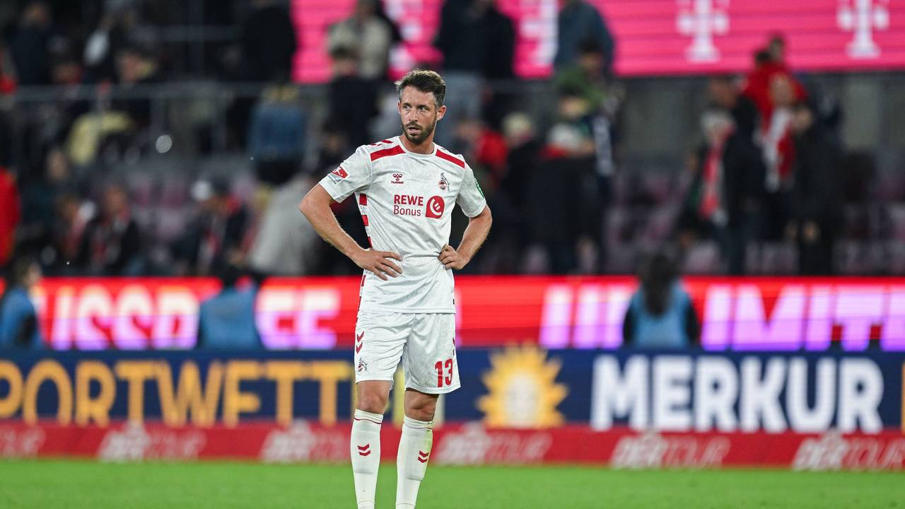 Mark Uth nach dem 1:1 gegen Regensburg.