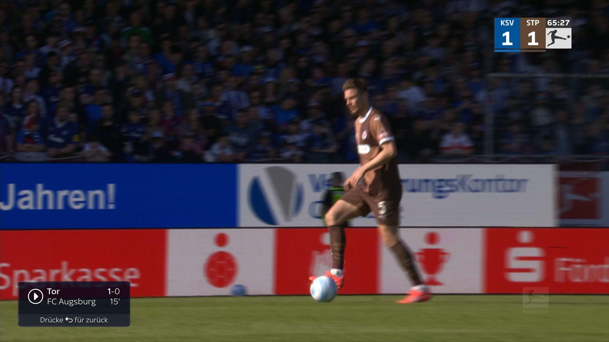 So soll die neue „Match-Alarm“-Funktion bei Sky ab der Saison 2025/26 aussehen.